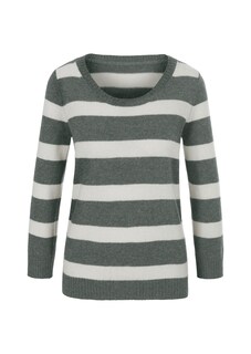 Streifenpullover mit 3/4-Ärmel thumbnail 6