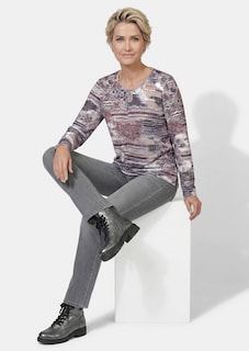 Tricot shirt met print thumbnail 4