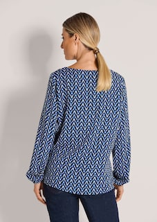 Bluse mit grafischem Print thumbnail 3