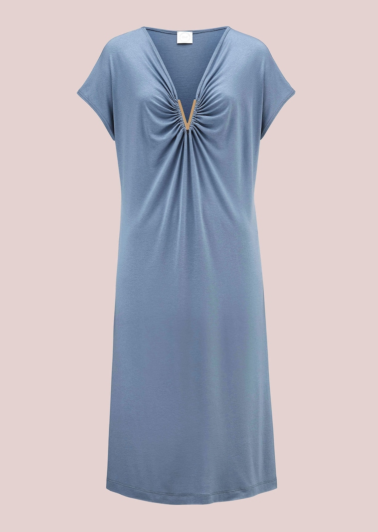 Nachthemd mit gerafftem Ausschnitt