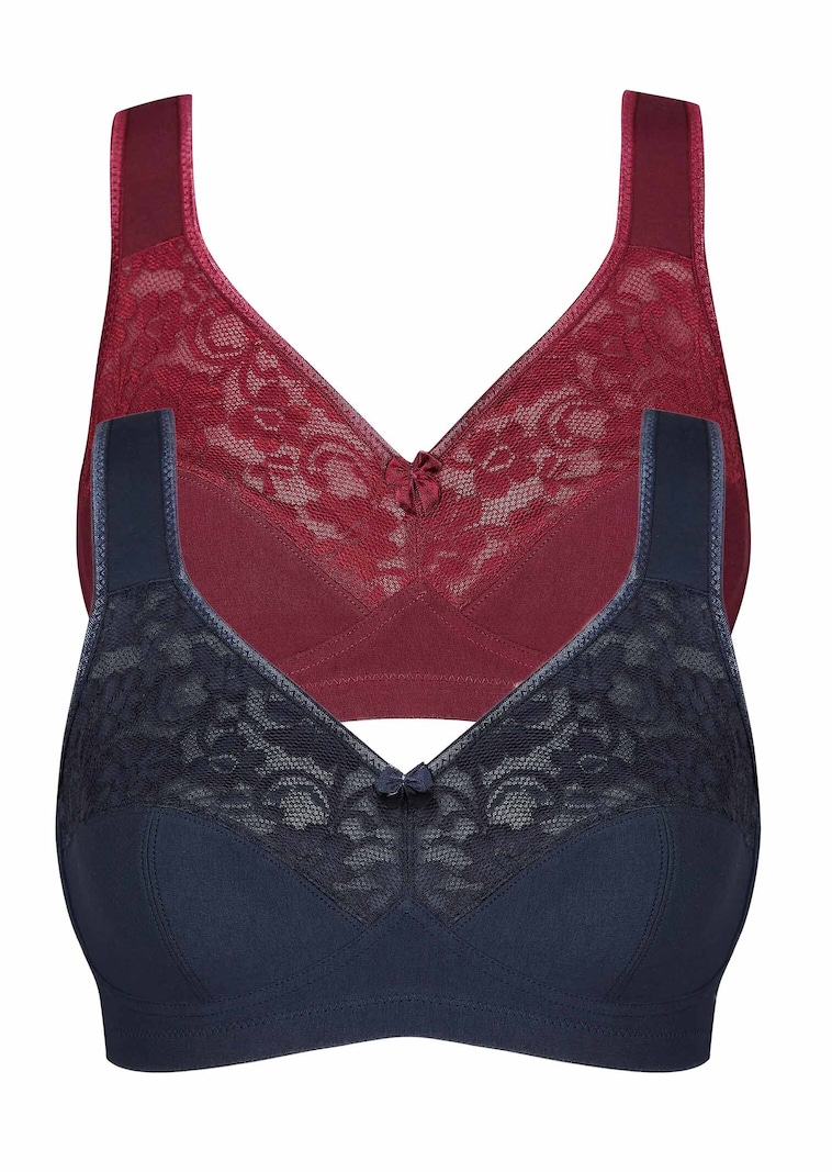 Soutien-gorge sans armatures, lot de 2