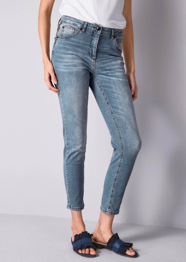 Jeans mit Zier-Reißverschluß