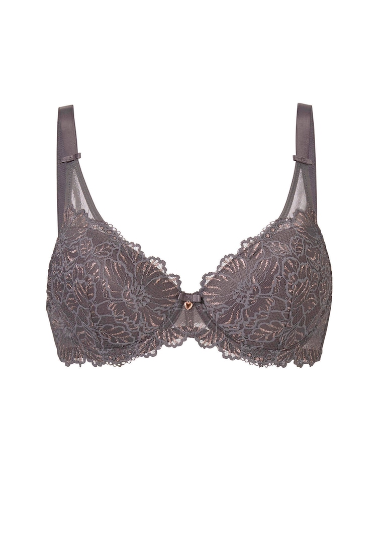 Soutien-gorge armatures à coques et dentelle