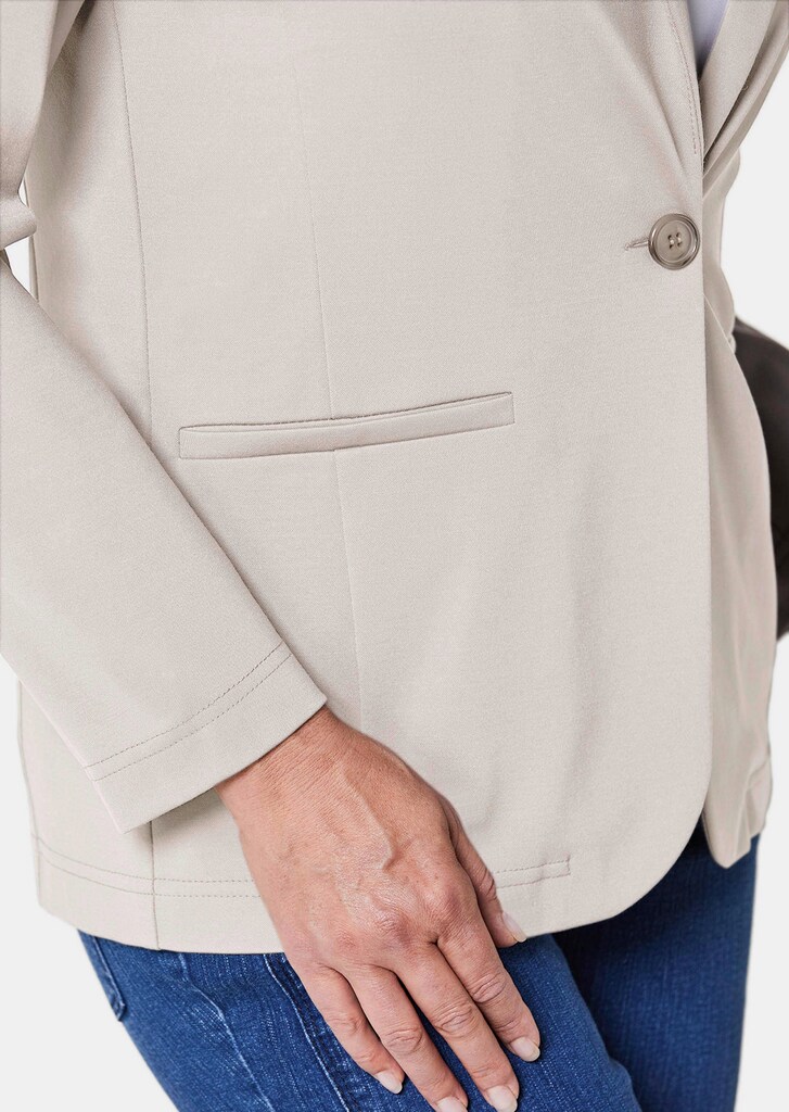 Lichte jersey blazer met uitstekende bewegingsvrijheid