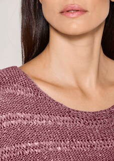 Bändchen-Pullover mit Glanz-Effekt thumbnail 5