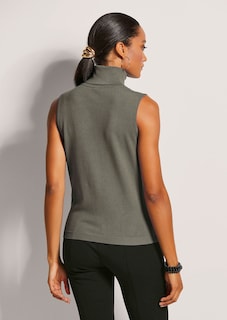 Sleeveless turtleneck jumper thumbnail 3