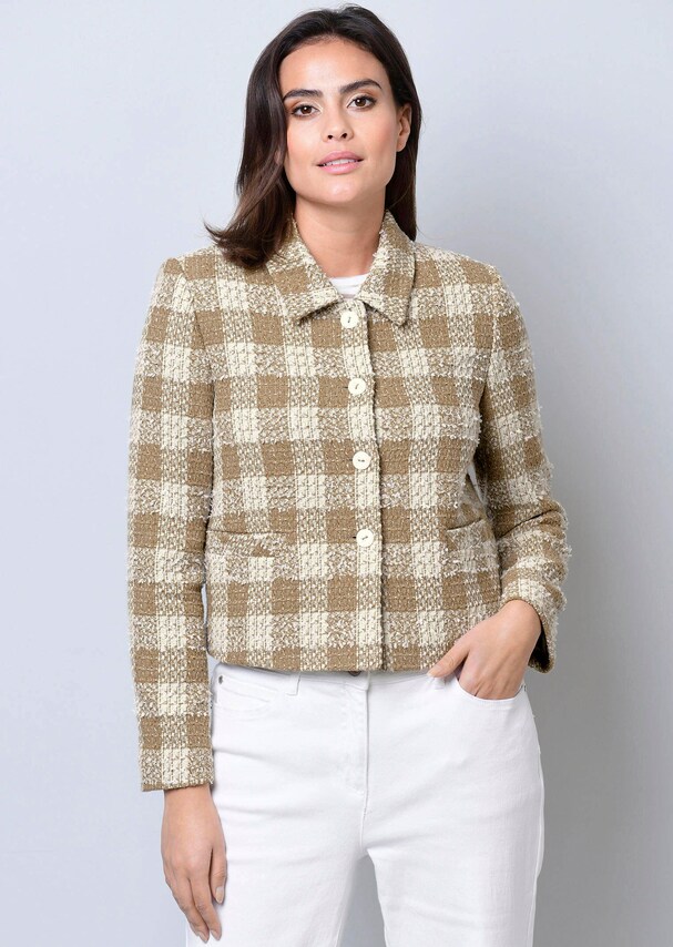 Blazer mit Karomuster