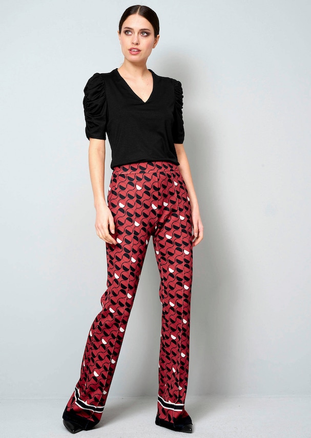 Druckhose mit Bordüre 1