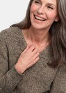 Tricot pullover met naadloze V-hals thumbnail 5