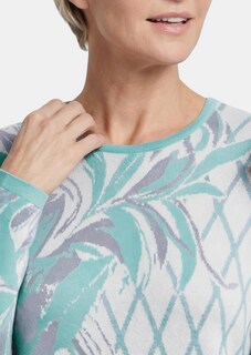 Onderhoudsarme tricot pullover met katoen thumbnail 5