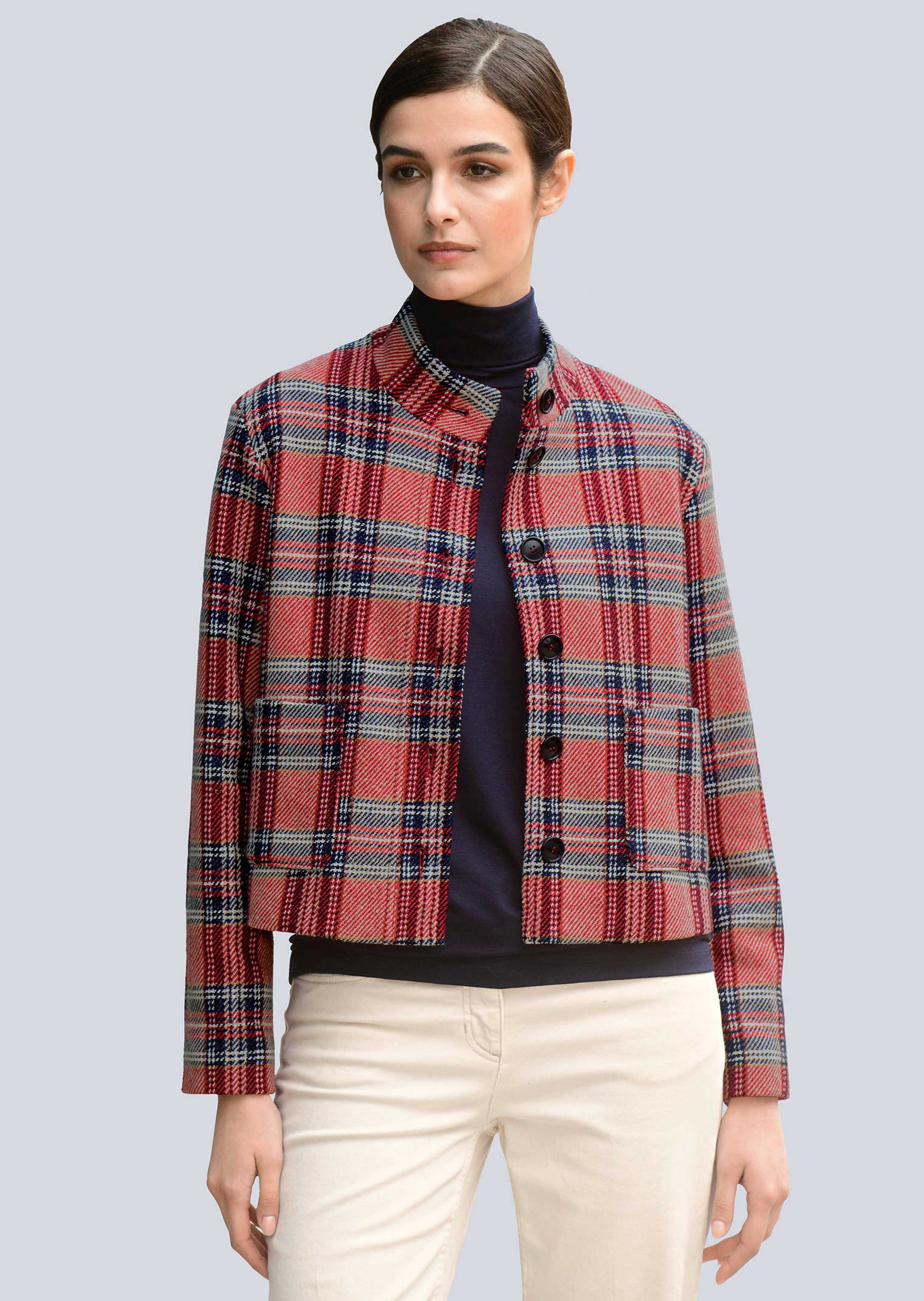 Jacke mit Karomuster