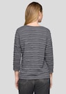Jersey-Shirt mit Wellenmuster thumbnail 3