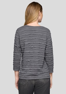Jersey-Shirt mit Wellenmuster thumbnail 3
