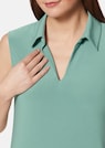 Sleeveless dress with shirt collar thumbnail 5