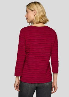 Jersey-Shirt mit Wellenmuster thumbnail 3