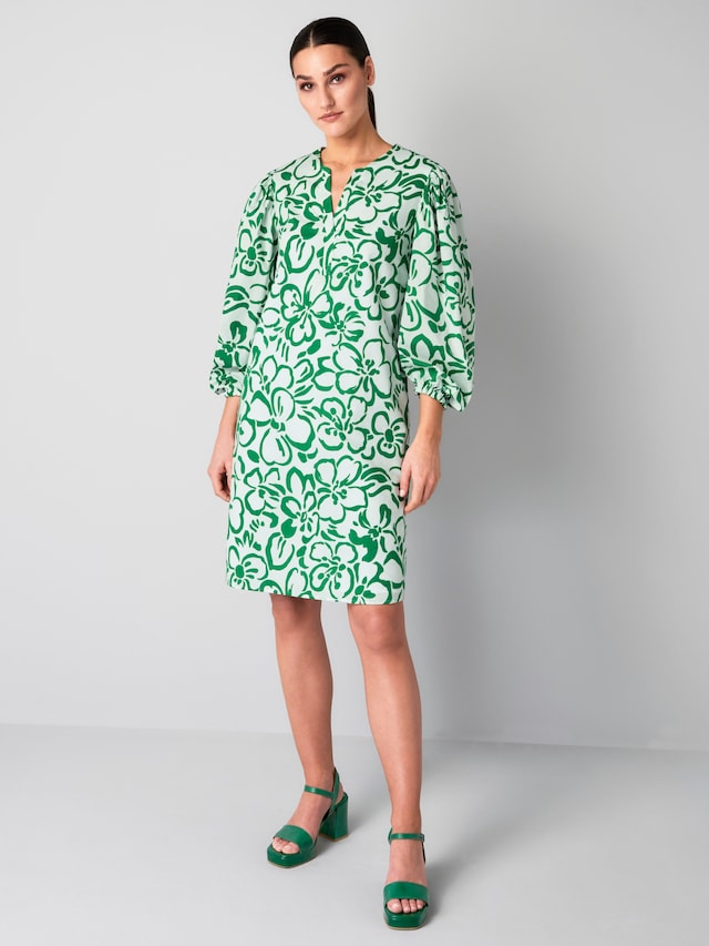 Kleid mit leichtem Ballonärmel