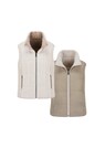 Omkeerbaar vest met tricot en gewatteerde kant thumbnail 4