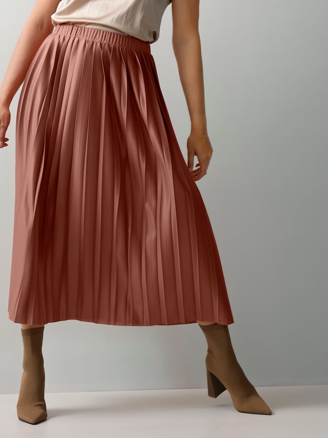 Rock mit Plisseefalten 2