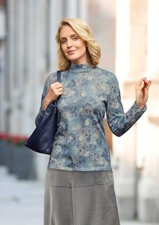 Stehbundpullover mit farbharmonischem Druck thumbnail 5