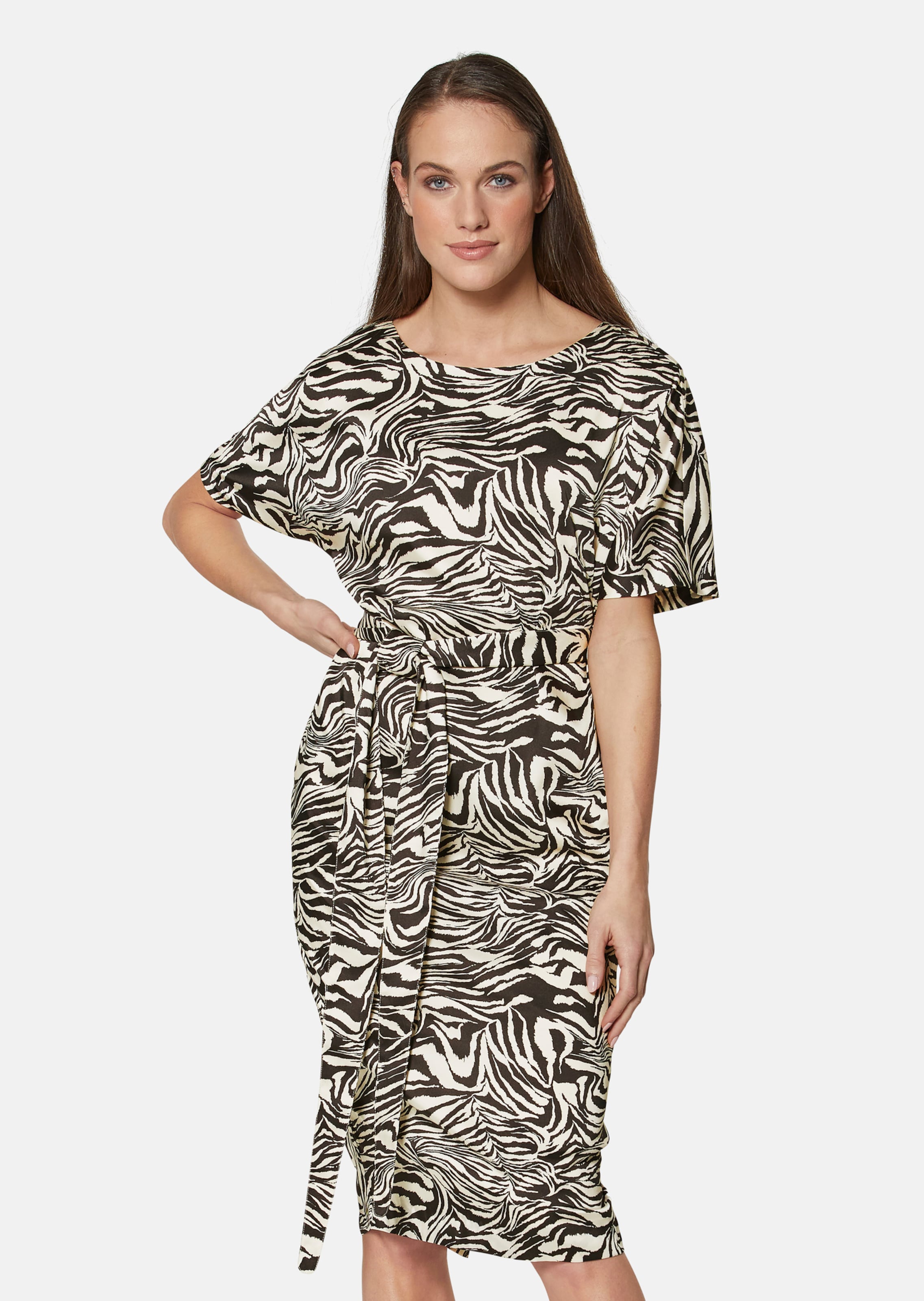 Dress with animal print