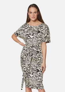 Dress with animal print thumbnail 1