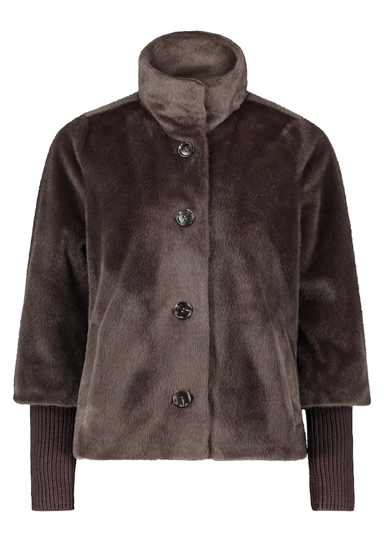 Veste de mi-saison, aspect fourrure