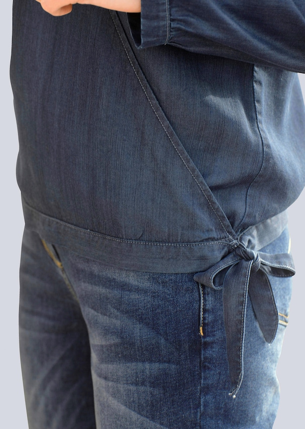 Bluse in Wickeloptik 4