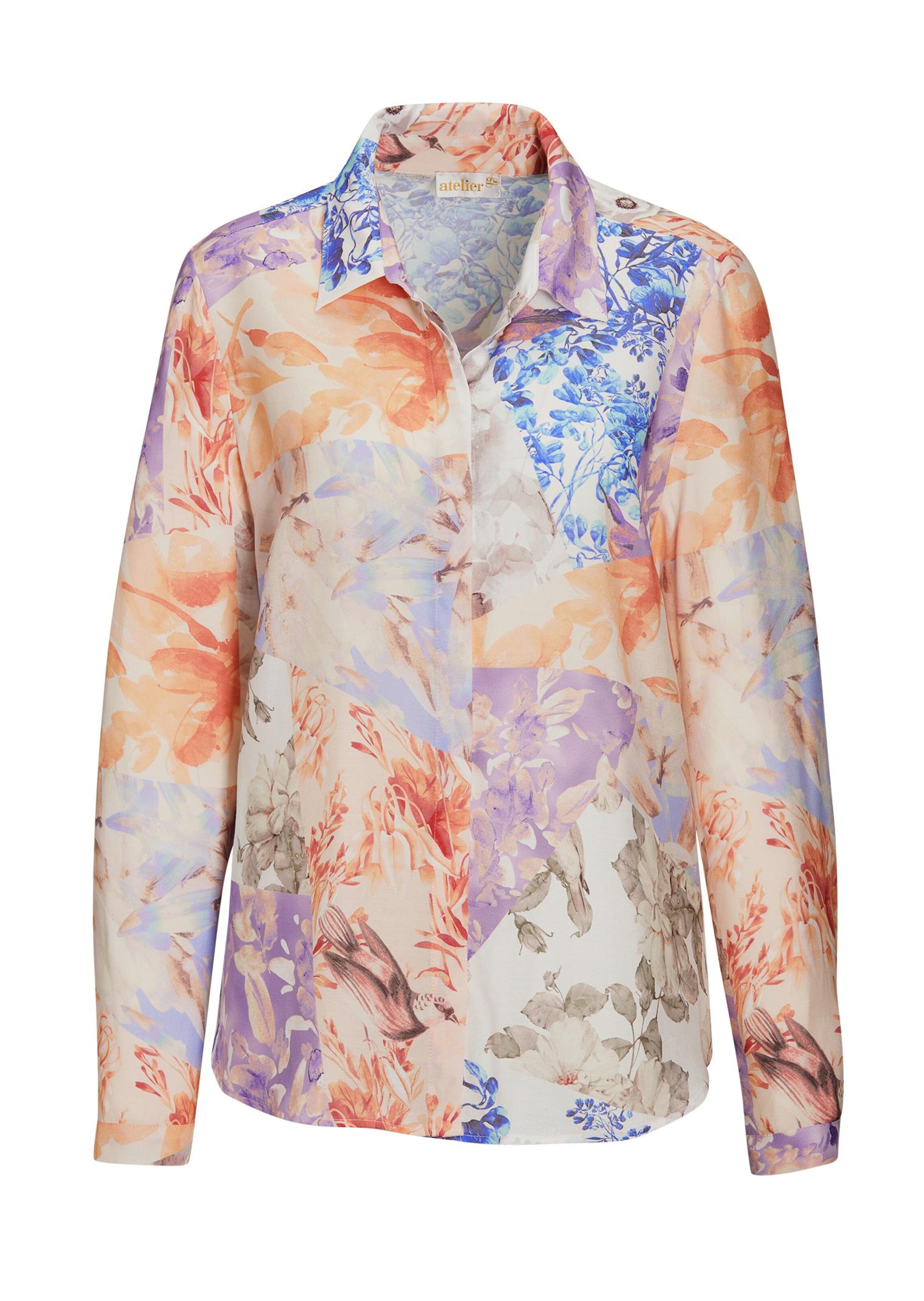 Chemisier imprimé en viscose de qualité