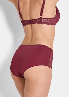 Slip montant avec dentelle et détail bijou thumbnail 2