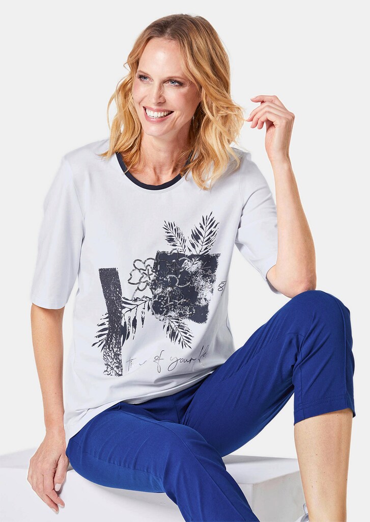 Druckshirt mit Foliendruck