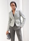 Jersey-Blazer mit Zopfstruktur thumbnail 7
