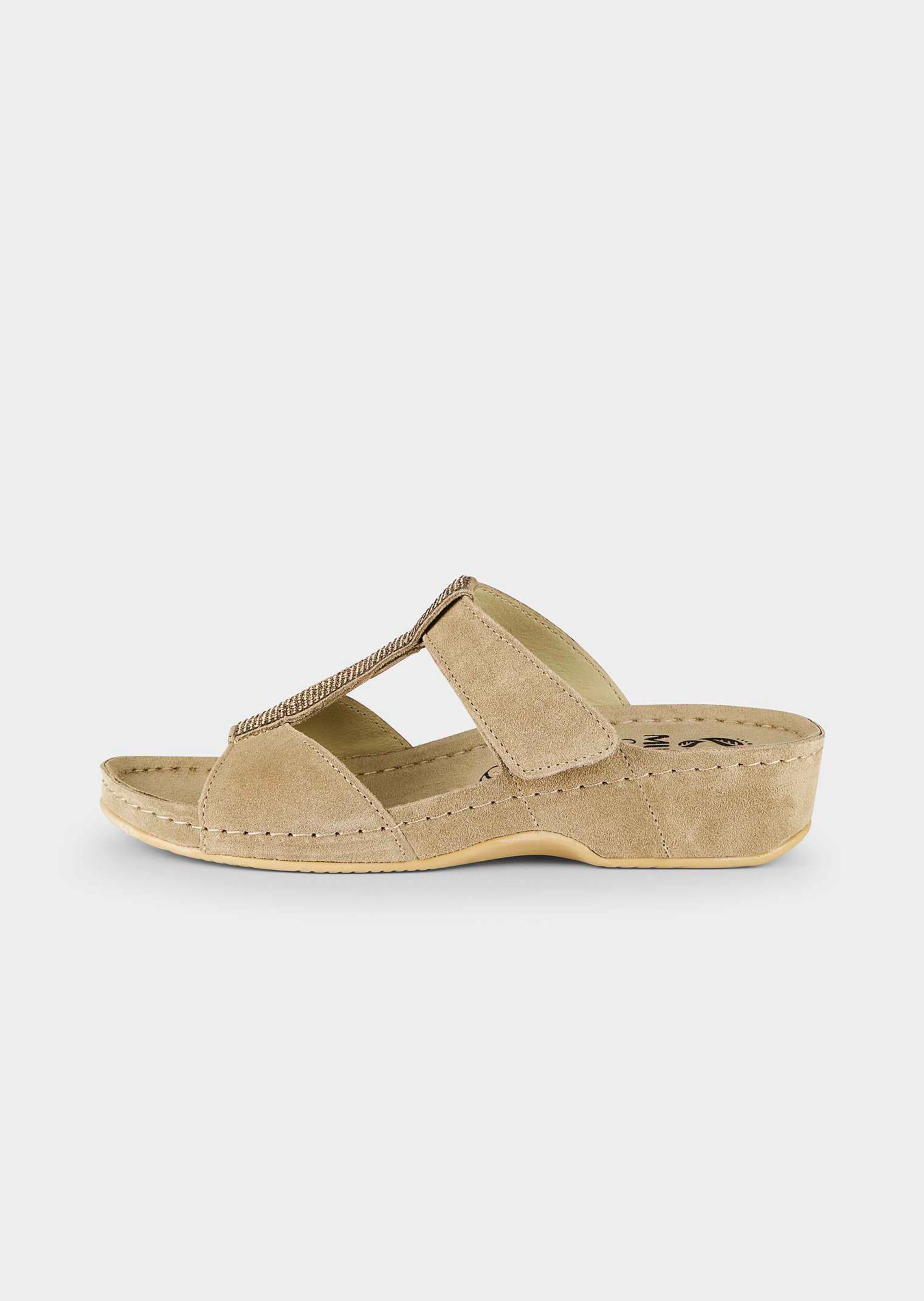 Mules féminines avec fermeture velcro