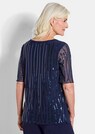 T-shirt en maille filet orné de paillettes thumbnail 3