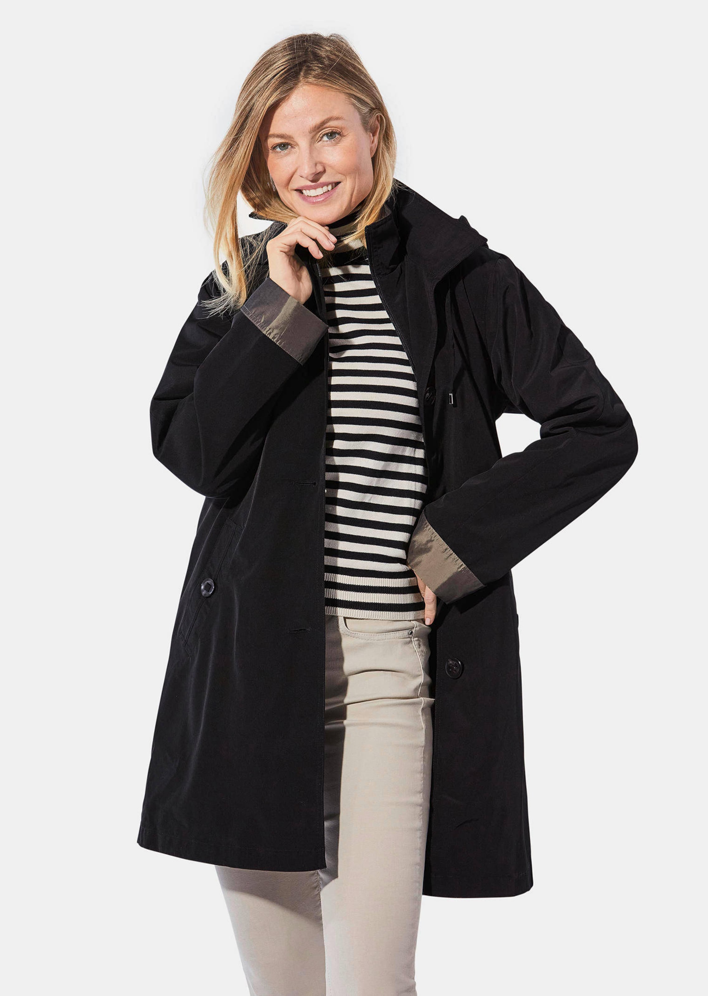 Manteau court aspect 2 en 1