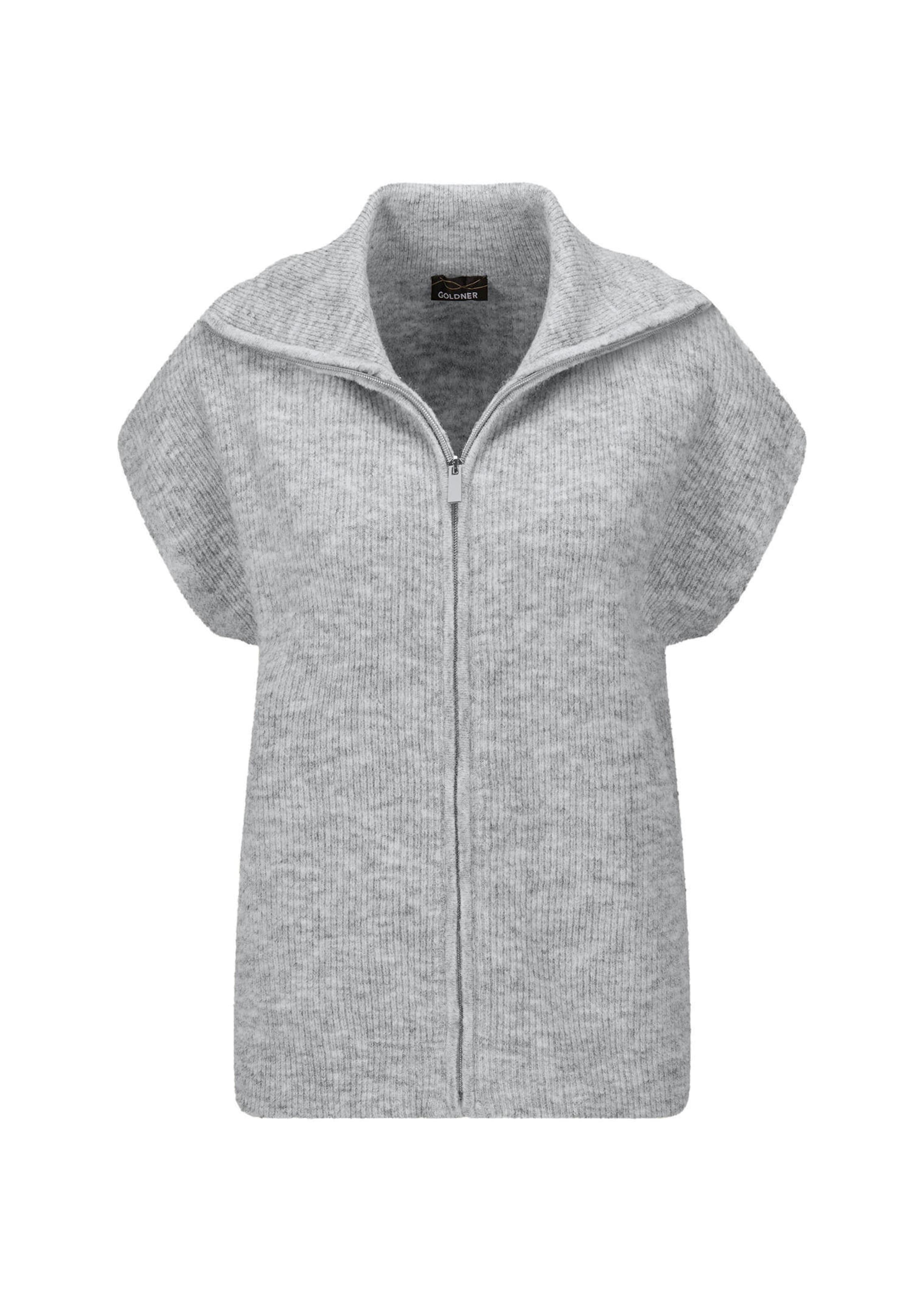 Tricot vest met ritssluiting