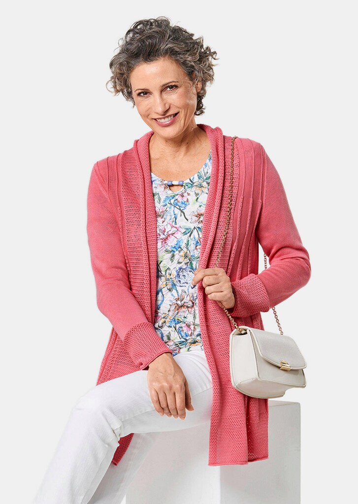 Strickjacke in raffinierter Struktur