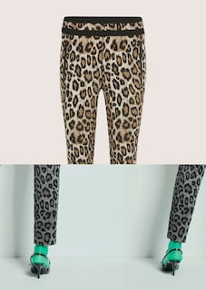 Broek met luipaardprint en ritszakken thumbnail 6