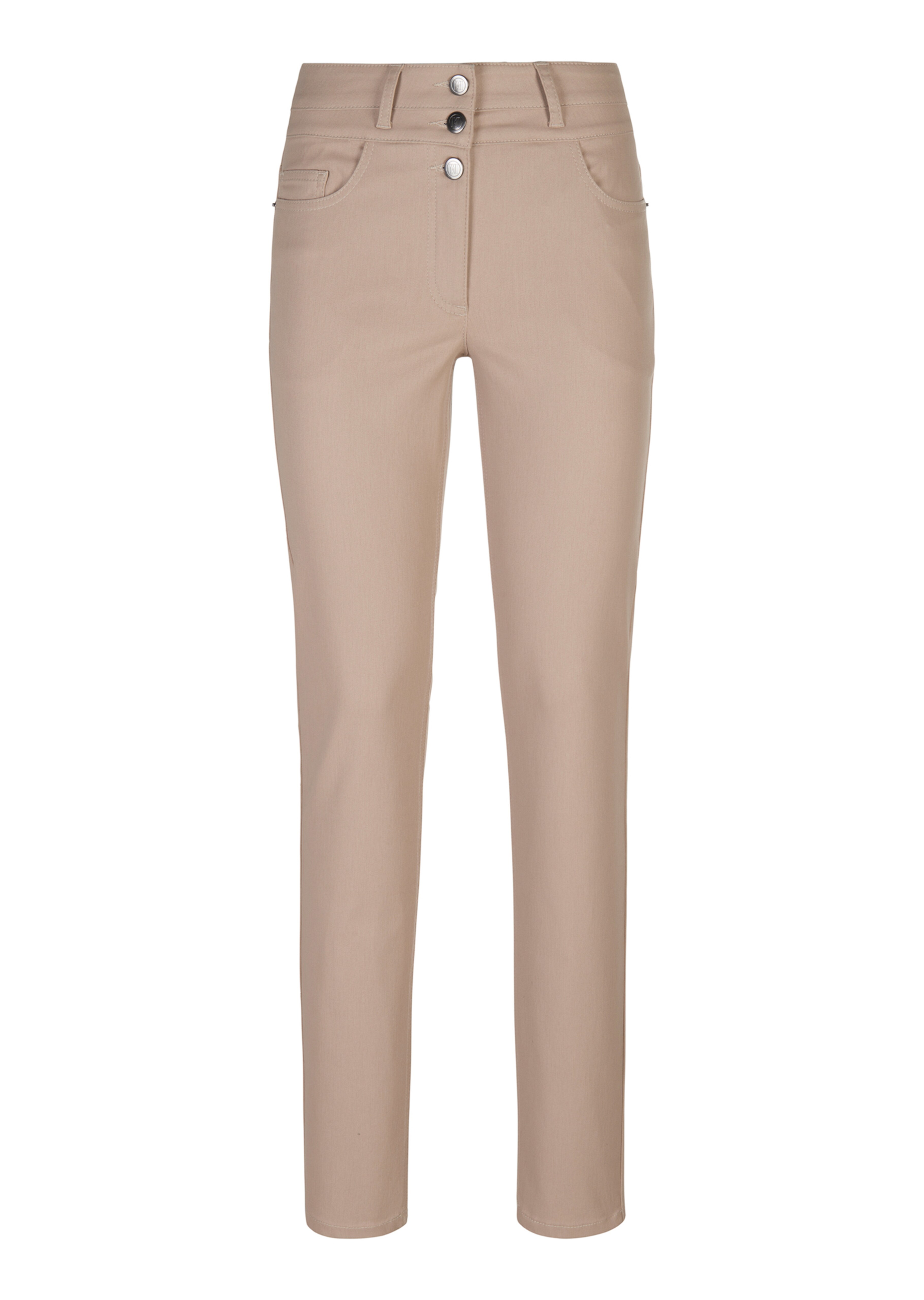 Beschichtete Five-Pocket-Jeans
