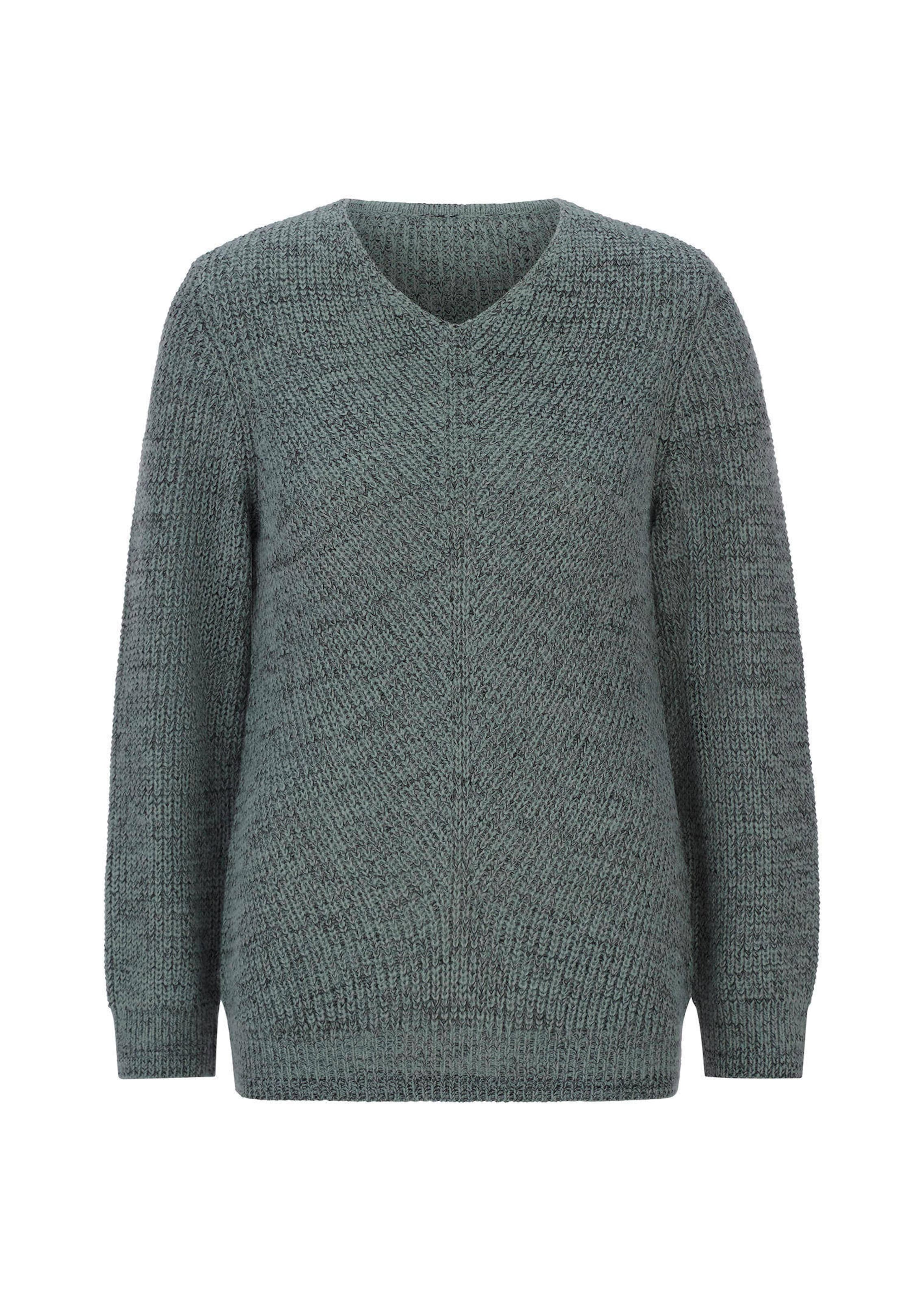 Tricot pullover met naadloze V-hals