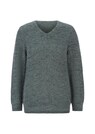 Tricot pullover met naadloze V-hals thumbnail 6