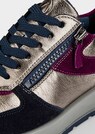 Leder-Sneaker mit Metallic-Look thumbnail 3