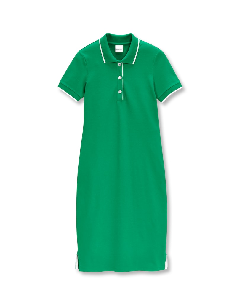 Polo dress with floral print in apple green / white | MADELEINE Fashion Polo dress with floral print in apple green / white | MADELEINE Fashion
