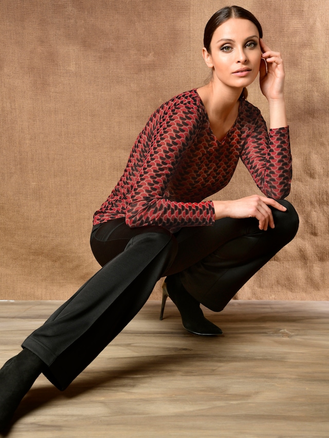 Shirt aus Mesh-Ware 1