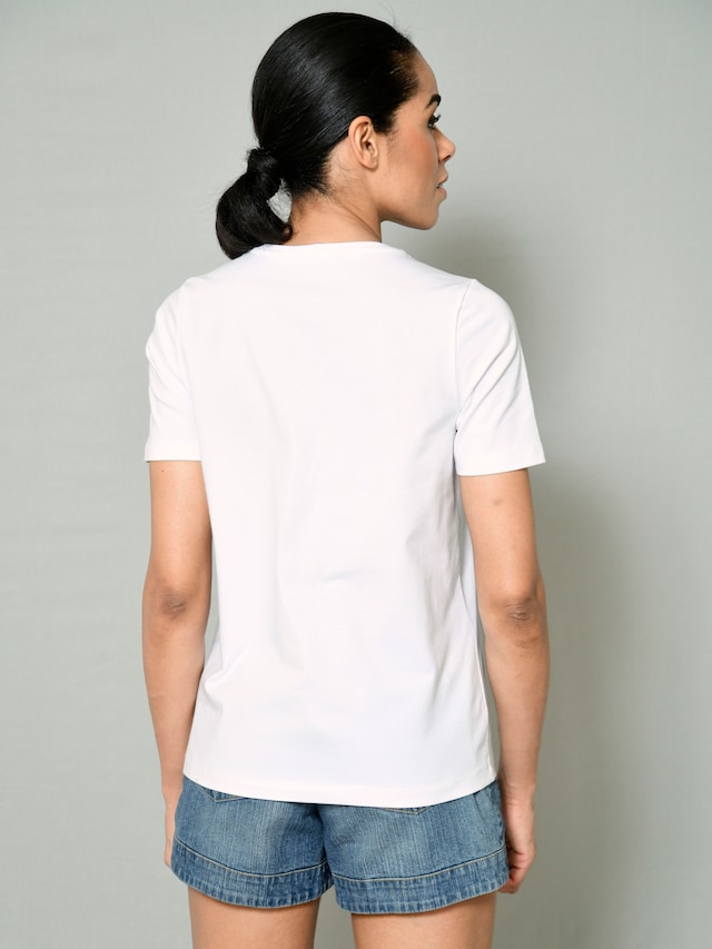 Shirt mit modischen Motivdruck 2