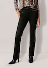 Beschichtete Slim-Jeans mit Schmucknieten thumbnail 1