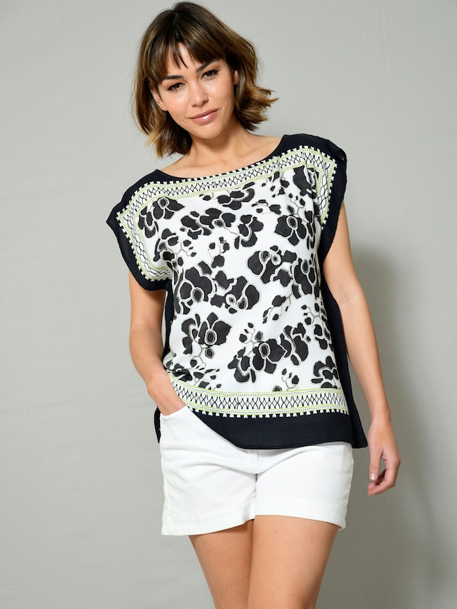 Blusenshirt in bequemer Schlupfform