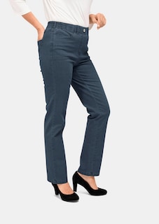 Klassieke jeans MARTHA met elastische tailleband thumbnail 4