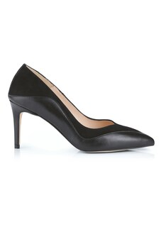 Leather pumps with stiletto heel thumbnail 4