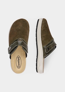Suède sandalen met klittenbandsluiting thumbnail 2