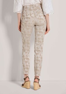 Slim jacquard trousers thumbnail 3